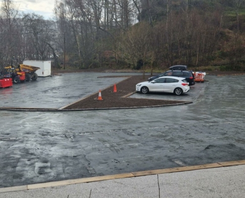 New Car Park Loch Lomond