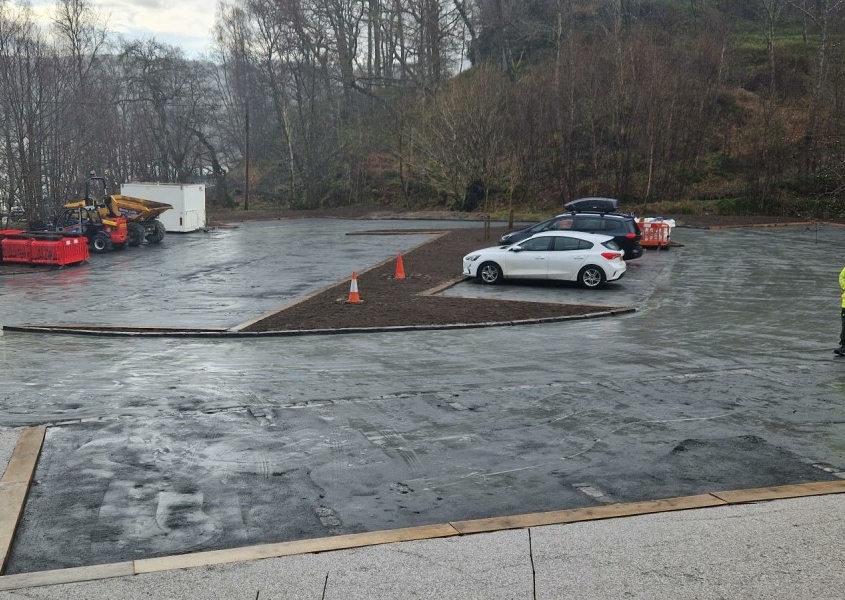 New Car Park Loch Lomond