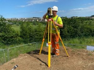 Surveying ACM Staff on site