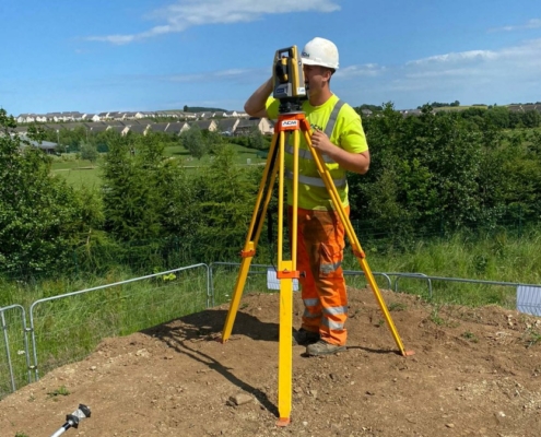 Surveying ACM Staff on site