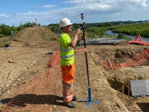 Surveying ACM Staff on site