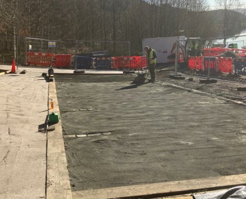 Refurbishing an old car park