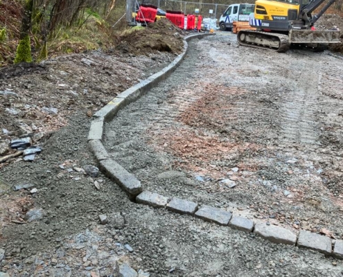 Refurbishing an old car park at Ben Venue