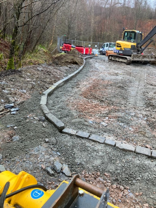 Refurbishing an old car park at Ben Venue